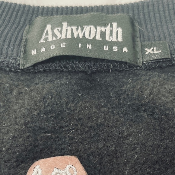 Ashworth golf V-neck black knit sweater vest 100th U.S. Open Pebble Beach 2000 - Picture 5 of 5